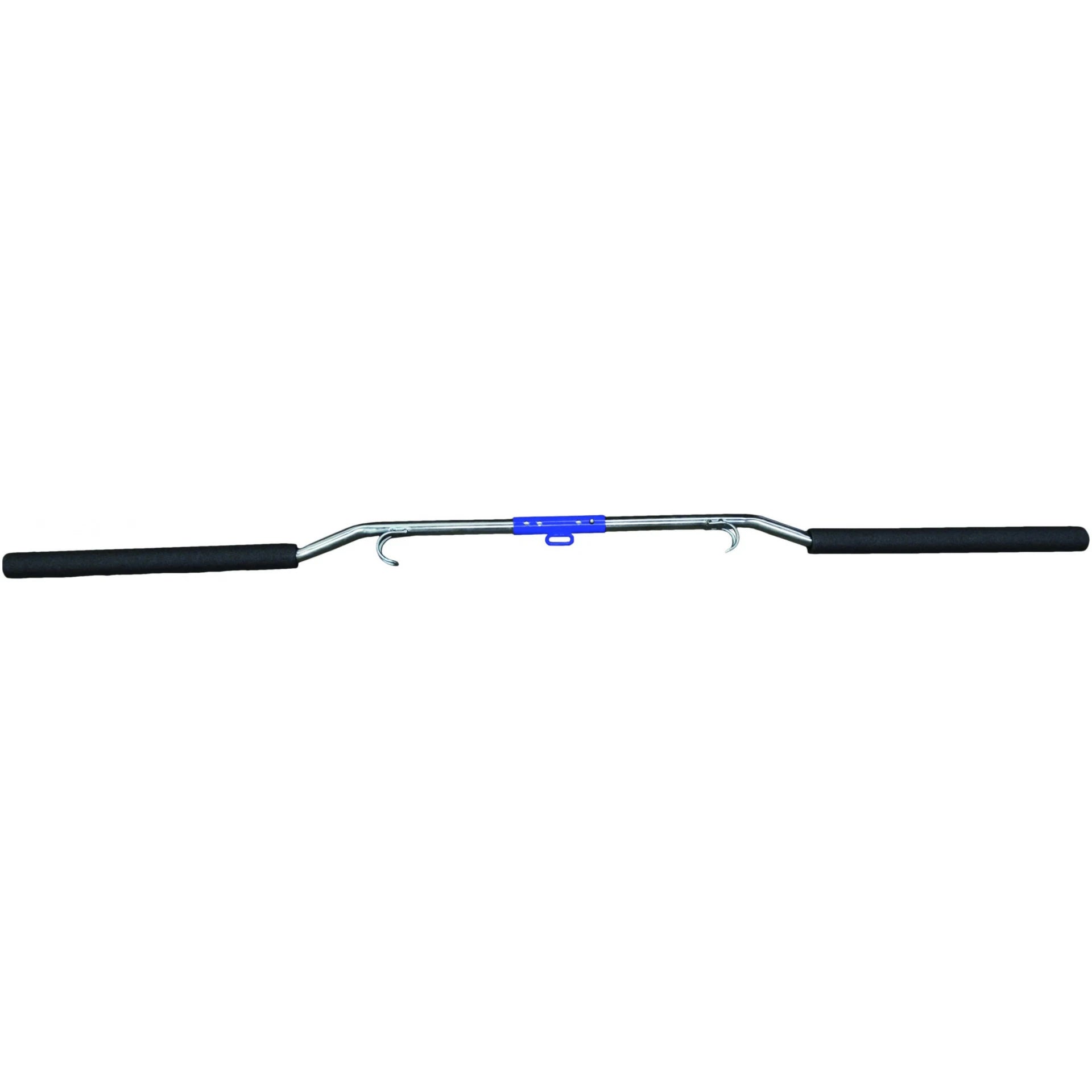 Astro Pneumatic 557100 Fender Extender 80" adjustable extension bar with blue center clamp, close-up side view