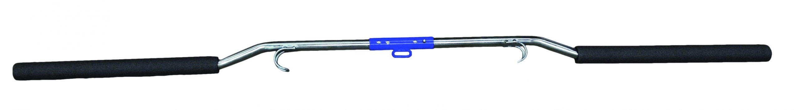 Astro Pneumatic 557100 Fender Extender 80" adjustable extension bar with foam grips and center hooks, side profile