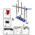 Astro Pneumatic AST-7300 Super Stand Universal Rotating Parts Work Stand with multiple panel configurations shown