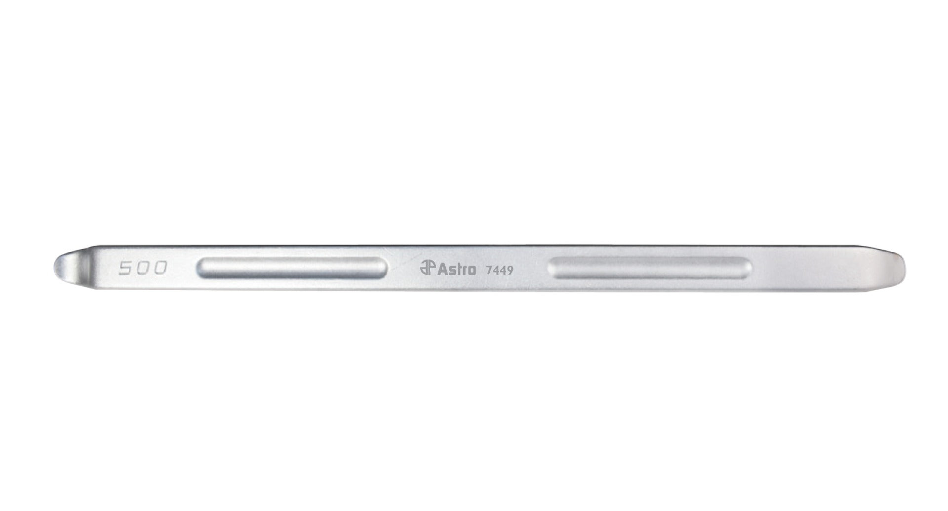 Astro Pneumatic 7449 20" Tire Iron Spoon Lever, angled side view highlighting tapered spoon tip
