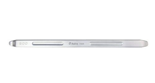 Astro Pneumatic 7449 20" Tire Iron Spoon Lever, angled side view highlighting tapered spoon tip
