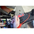 Astro Pneumatic AST-7764 circuit tester testing vehicle fuse box with 11.8V displayed on backlit LCD