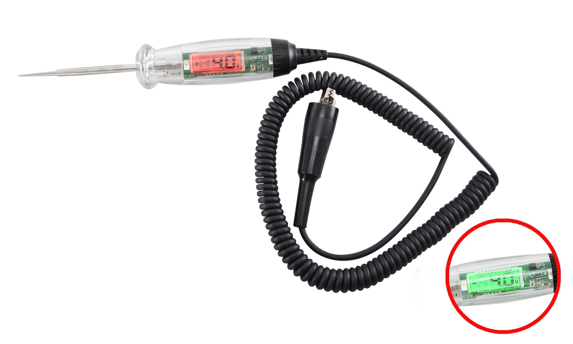 Astro Pneumatic 7767 Digital LCD Wide Range Circuit Tester, 4-60V