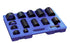 Astro Pneumatic AST-7868 Master Ball Joint Adapter Set laid out in blue storage tray