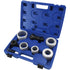 Astro Pneumatic 78835 Exhaust Pipe Stretcher Kit in open blue carrying case with collets and drive tool