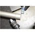 Astro Pneumatic 78835 expander collet and exhaust pipe measured with digital calipers close-up