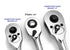 Astro Pneumatic 91210 Nano Ratchet, 1/2" Drive Head in 3/8" Body