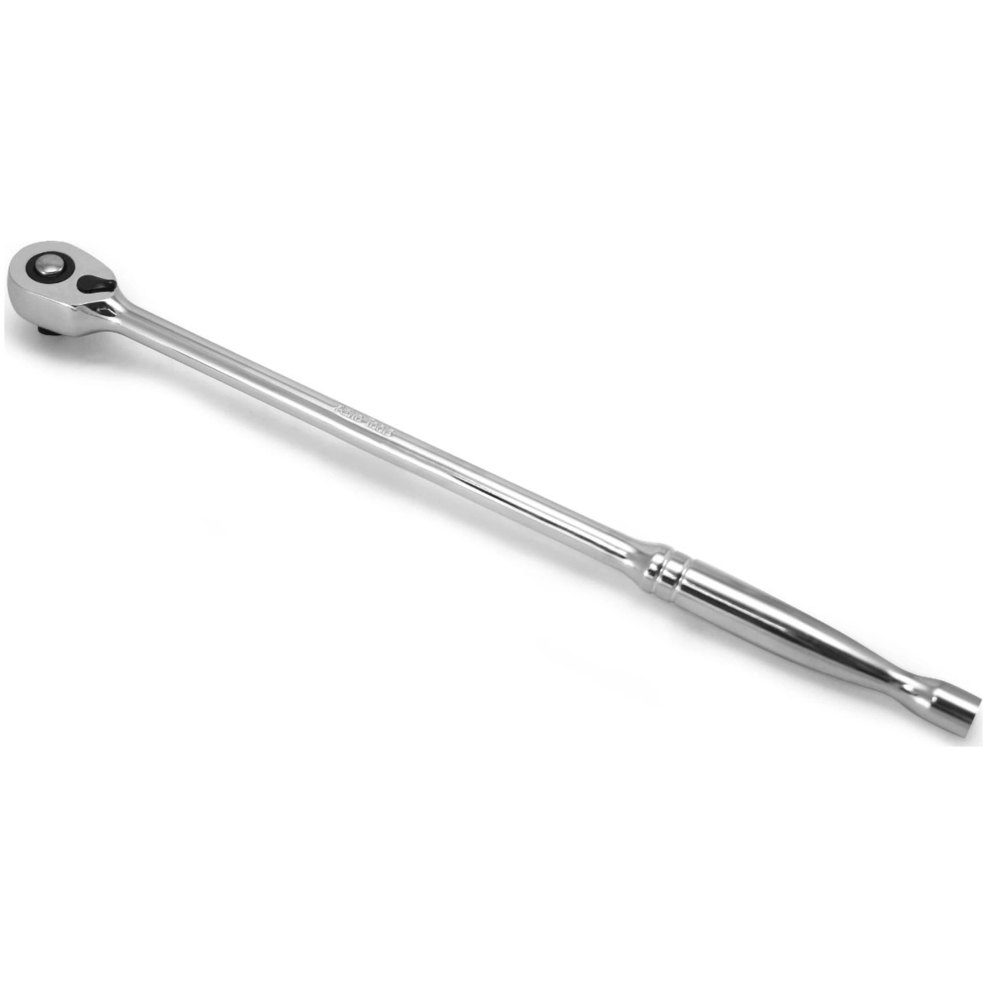 Astro Pneumatic 93812 Nano Ratchet 3/8" Drive Head in 1/4" Ratchet Body Long - full chrome polished finish on white background