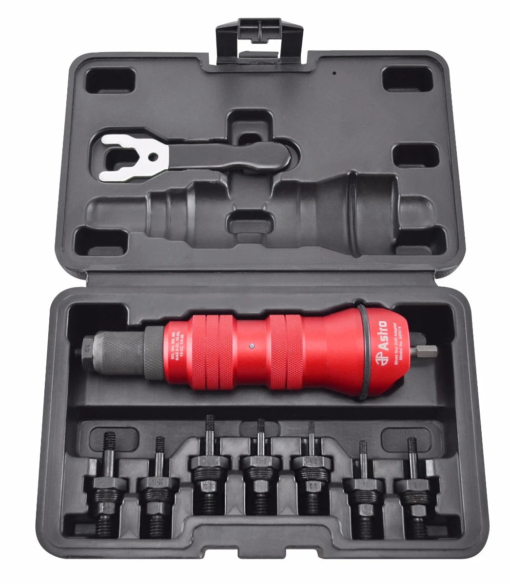 Astro Pneumatic ADN14 Kit adaptateur pour perceuse à rivets