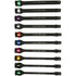 Astro Pneumatic 78810 all 10 color-coded torque limiting extensions laid flat