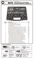 Astro Pneumatic 9478 product information sheet with full component list and quantities