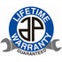 Astro Pneumatic Lifetime Warranty Guaranteed badge