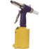 Astro Pneumatic AST-PR36 Air Riveter, purple and yellow body with chrome nosepiece
