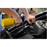 Astro Pneumatic PR36 Air Riveter riveting automotive frame, action shot