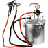 Astro Pneumatic PT2-4GH 2-1/4 Gallon Pressure Tank with Black Spray Gun and 12ft Twin Hose Set