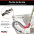 RIDGID 56658 K-6P Hybrid Toilet Auger, 6 ft. Snake Cable