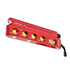 Ridgid 36253 800 LMI 8-1/2 in. Machined Aluminum Laser Level with 5 Vials - Bottom View Showing Rare Earth Magnets