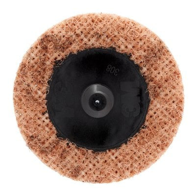 3M 07480 Scotch-Brite Roloc 2 in Coarse Surface Conditioning Disc - Brown