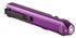 Streamlight 88818 Wedge Slim EDC Flashlight in purple anodized aluminum with deep carry pocket clip and LED head