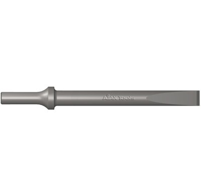 Ajax Tool Works AJX-A910 11" Flat Zip Gun Chisel with 0.401 Turn Shank and 3/4" Blade, High Grade Alloy Steel, Made in USA