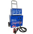Associated Equipment 6127XL Kwik Start Pro Elite 12V Engine Starter Battery Charger on rolling cart with jumper cables