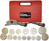 ATD Tools ATD-5165 18 Pc. Disc Brake Caliper Tool Set with adapters, tools, and red carrying case