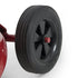 ATD Tools PRT5200-21 Rear Wheel for 5200 Set - black rubber wheel with spoke hub mounted on red unit frame
