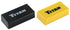 Titan Tools 11184 2pc Coated Ceramic Magnetic Blocks - black and yellow coated ceramic magnets with Titan logo