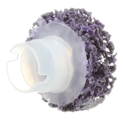 3M 21713 Scotch-Brite Roloc Pro Brake Hub Cleaning Disc, Purple, Extra Coarse, 1-1/2 in x 5/8 in