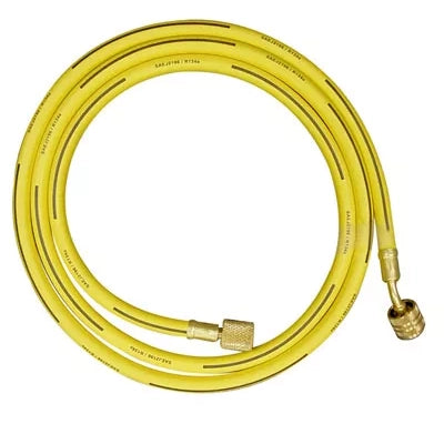 Mastercool 36733 A/C Charging Hose, yellow with brass fittings