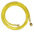 Mastercool 36783 A/C Charging Hose, yellow refrigerant hose with brass fittings