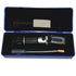 Mastercool 3705 Air Coolant Refractometer in blue protective carrying case with pipette dropper