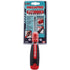 Megapro 211R1C36RD-C 1" 13-in-1 Ratcheting Automotive Driver Bits in Red - MPR Tools & Equipment