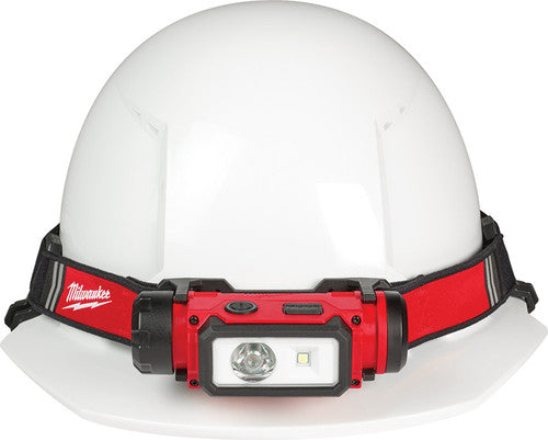 Milwaukee Tool 2163-21 LAMPE FRONTALE REDLITHIUM USB RECHARGEABLE POUR CHAPEAU 600 LUMENS