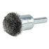 Weiler 10034 1" Circular Flared Crimped Wire End Brush, .008" Steel Fill - MPR Tools & Equipment