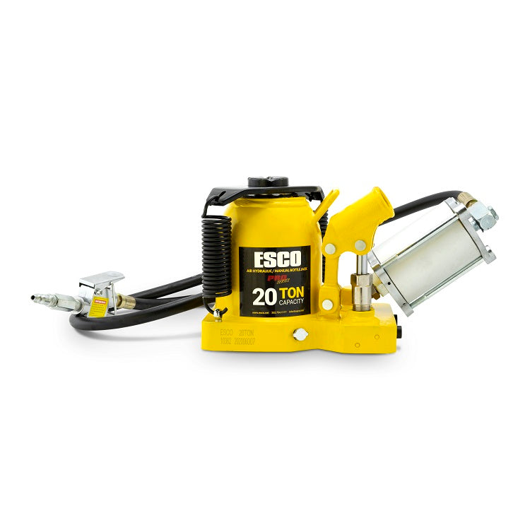 Esco 10382 20 Ton Air Hydraulic Bottle Jack - MPR Tools & Equipment