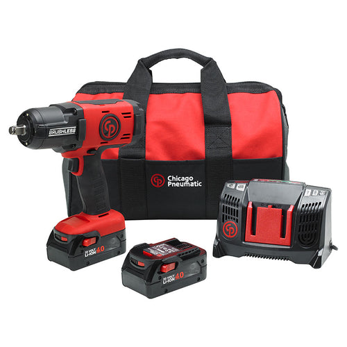Chicago Pneumatic 8849k-4ah Cp8849 With 2 X 4.0ah Batteries, Charger, Soft Bag - MPR Tools & Equipment