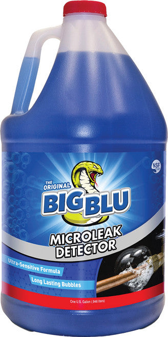 Big Blu RT100G Original Spray-On Micro Leak Detector, Safe on Any Gas, 1 Gallon - MPR Tools & Equipment