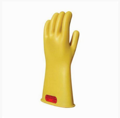 Ansell RIG011Y100 Class 0, Electrical Rubber Insulating Gloves, Yellow, Size 10 - MPR Tools & Equipment