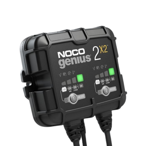NOCO GENIUS2X2 6V/12V 2-Bank, 4-Amp Smart Battery Charger - MPR Tools & Equipment