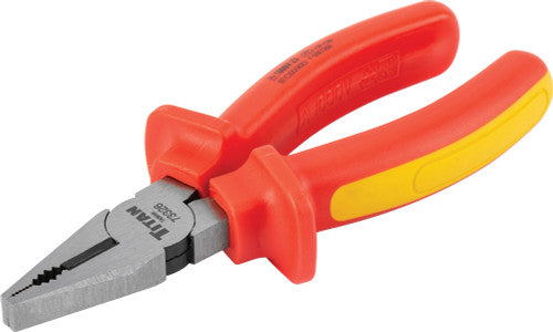 Titan Tools 73326 6" Insulated Lineman's/Electrician's Pliers