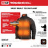 Milwaukee 204B-21M M12™ Heated TOUGHSHELL™ Jacket Medium Black - MPR Tools & Equipment
