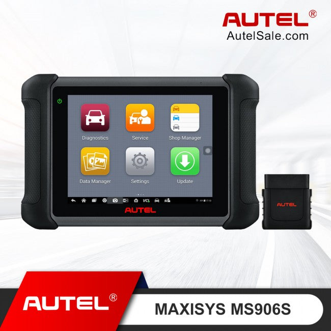 Autel MaxiSYS MS906S Advanced Diagnostic Scanner 8'' Tablet Active Test Bi-directional Android 4.4.2 One Year Free Update - MPR Tools & Equipment