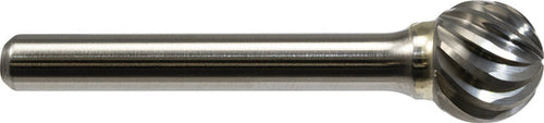 Mastercut SD-3NX NX Series SD Ball Bur for Stainless Steel, 3/8" Cutting Diam., 2-1/8" OAL, 1/4" Shank - MPR Tools & Equipment