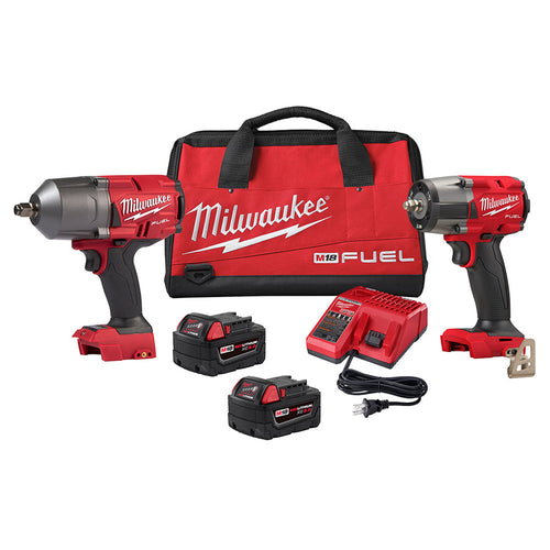 Milwaukee 2988-22 1/2" & 3/8" Dr Impact Wrench Kit - MPR Tools & Equipment