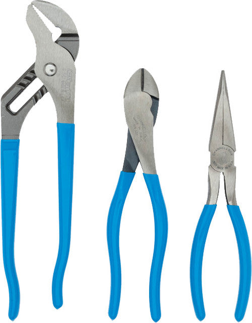 Channellock GB-3 3-PC PLIERS SET, INCLUDES #430, #338, #3017 - MPR Tools & Equipment
