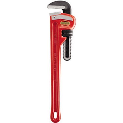RIDGID 31030 Model 24 Heavy-Duty Straight Pipe Wrench, 24-inch Plumbing Wrench,Red,Small - MPR Tools & Equipment