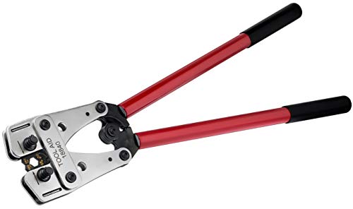 SG Tool Aid SGT18840 Terminal Crimper with Rotating Die Set for 8-4/0 AWG Uninsulated Terminals - MPR Tools & Equipment