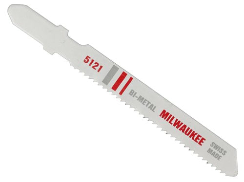 Milwaukee 48-42-5121 3-Inch, 18 Teeth per Inch, Bi-Metal Jig Saw Blades, 5-Pack - MPR Tools & Equipment