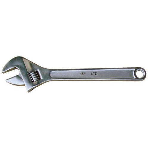 ATD Tools 415 15" Adjustable Wrench with 1-11/16" Opening - MPR Tools & Equipment